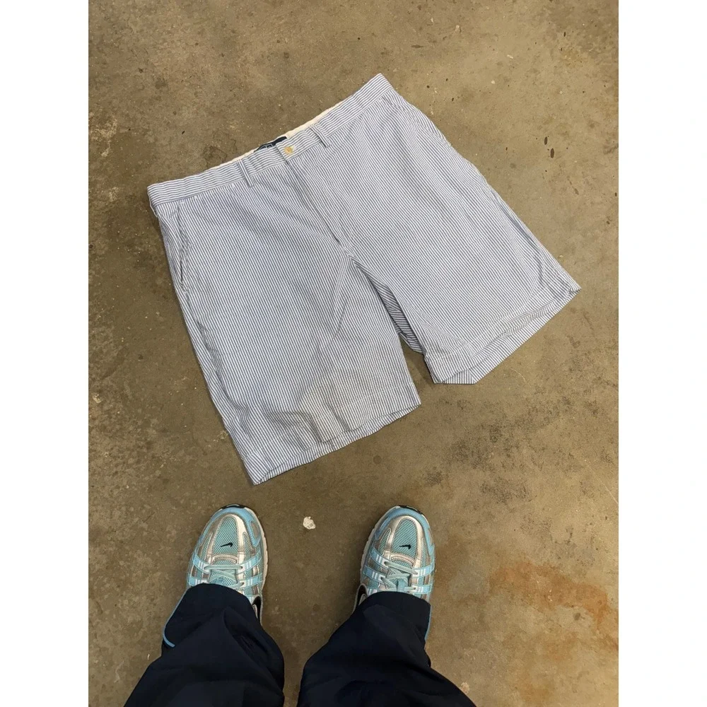 Polo Ralph Lauren Striped Shorts Mens Size‎ 38 Blue White